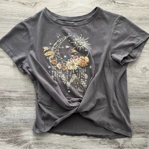 {Belle Du Jour} Knot Front Tee